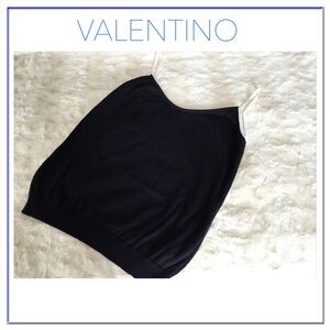 Valentino Knit Navy Tank